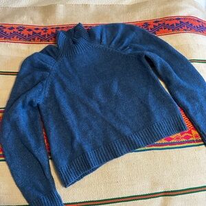 Rachel Comey Deep Blue Turtleneck Sweater